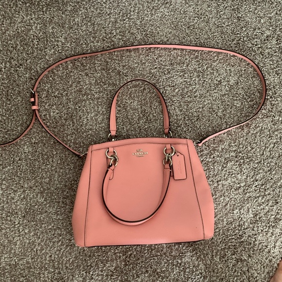 Coach Handbags - Pink Coach Purse practically New with care card!